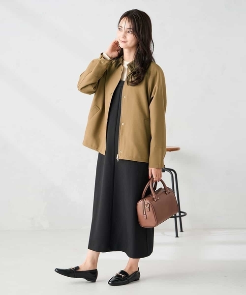 a.v.v（アーヴェヴェ）の「ステンカラーブルゾン（ブルゾン・レディース・ベージュ/モカ・38/36）」の13枚目の写真