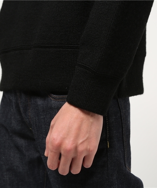 HYSTERIC GLAMOUR（ヒステリックグラマー）の「AUSTIN TEXASフェルトワッペン SW（スウェット・メンズ・ホワイト/ネイビー/ブラック・MEDIUM/LARGE/SMALL）」の7枚目の写真