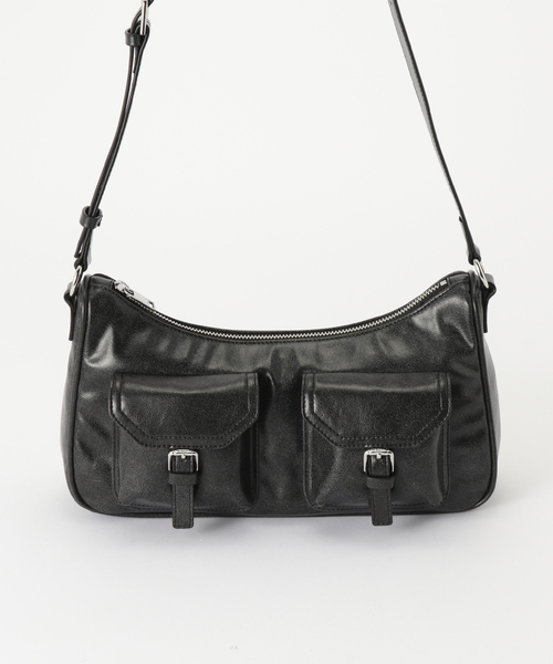 STANDOIL（スタンドオイル）の「STAND OIL JOEY BAG MINI（ショルダーバッグ・レディース・ブラウン/キャメル/ブラック・FREE）」の5枚目の写真