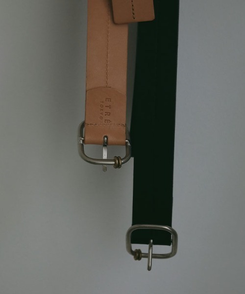セール】ブラスリングバックルセンターステッチベルト（ベルト）｜ETRE