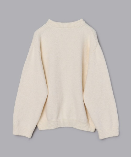 アルパカタッチジップニット[セットアップ可能]（ニット/セーター