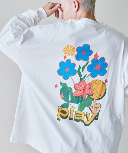 rehacer(レアセル)の「rehacer : Good Holiday L/S T-shirt / グッドホリデー ロングスリーブ Tシャツ(Tシャツ/カットソー・メンズ・ホワイト/ブラック・X-LARGE/LARGE/MEDIUM/SMALL)」の1枚目の写真