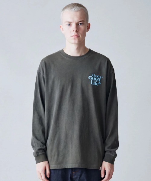 rehacer(レアセル)の「rehacer : Good Holiday L/S T-shirt / グッドホリデー ロングスリーブ Tシャツ(Tシャツ/カットソー・メンズ・ホワイト/ブラック・X-LARGE/LARGE/MEDIUM/SMALL)」の2枚目の写真