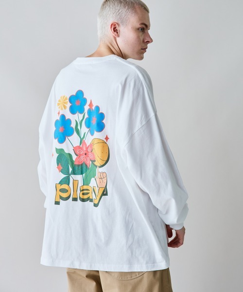 rehacer(レアセル)の「rehacer : Good Holiday L/S T-shirt / グッドホリデー ロングスリーブ Tシャツ(Tシャツ/カットソー・メンズ・ホワイト/ブラック・X-LARGE/LARGE/MEDIUM/SMALL)」の13枚目の写真