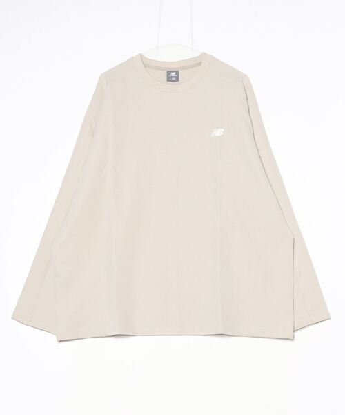 NEW BALANCE(ニューバランス)の「【別注】ニューバランス New Balance THE CITY ウーブンロングスリーブTシャツ 限定コラボ(Tシャツ/カットソー・メンズ・ダークグレー/ブラウン/ブラック・S/M/L/LL/3L)」の1枚目の写真
