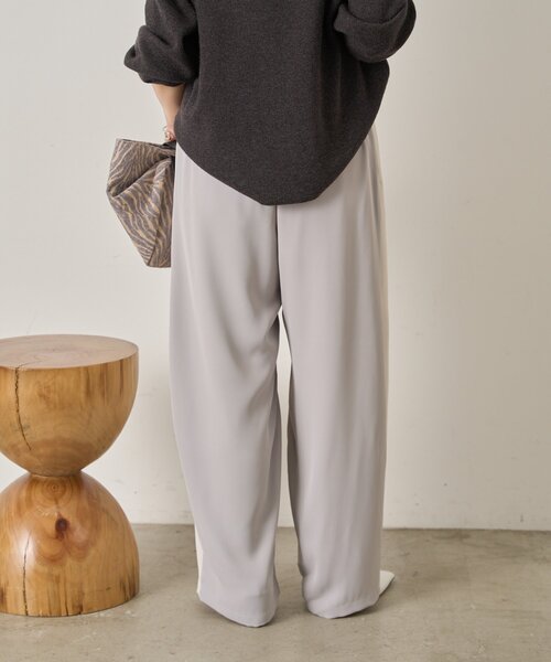Jena espace merveilleux（ジェナ　エスパスメルヴェイユ）の「ビハイトロミカーブパンツ（その他パンツ・レディース・アイボリー/ブラック/カーキ・FREE）」の11枚目の写真