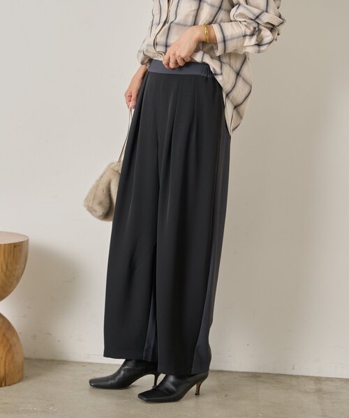 Jena espace merveilleux（ジェナ　エスパスメルヴェイユ）の「ビハイトロミカーブパンツ（その他パンツ・レディース・アイボリー/ブラック/カーキ・FREE）」の17枚目の写真