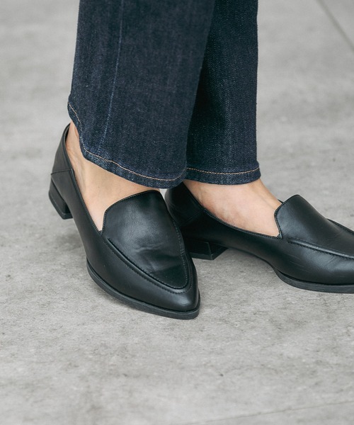 セール】らくっションポインテッドヒールパンプス/591539（パンプス