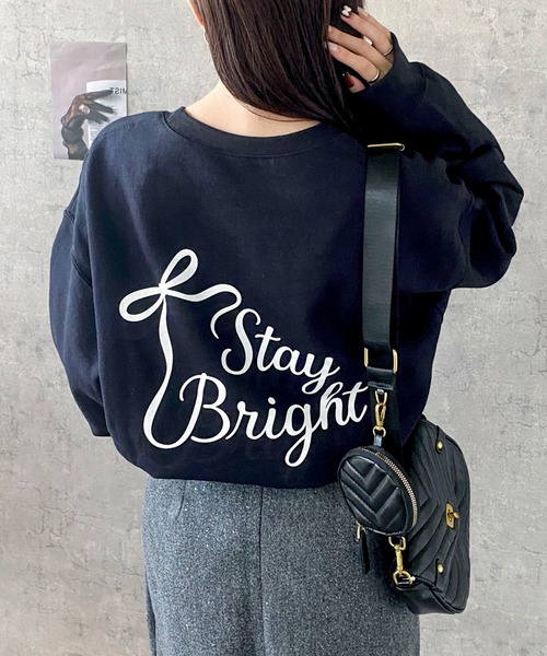 Mejoul(メジュール)の「【25年秋冬新作】【裏起毛】【ルームウェアにも!】ガーリーアソートグラフィックプリントビッグスウェット プルオーバーアニマル 猫 ワンポイント(スウェット・レディース・グレー系その他2/グレー系その他3/ピンク系その他2/ピンク系その他3/ブルー系その他/ピンク/ホワイト/レッド系その他/ホワイト系その他3/ホワイト系その他/レッド/ブラック系その他3/ホワイト系その他2/ブラック系その他/グレー/ブルー/ブラック系その他2/ピンク系その他/ブラック/グレー系その他・F)」の7枚目の写真