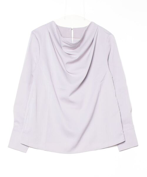 a lot of love（ア ロット オブ ラブ）の「ドレープデザイン フォーマルブラウス（シャツ/ブラウス・レディース・オフホワイト/グレー・FREE）」の10枚目の写真