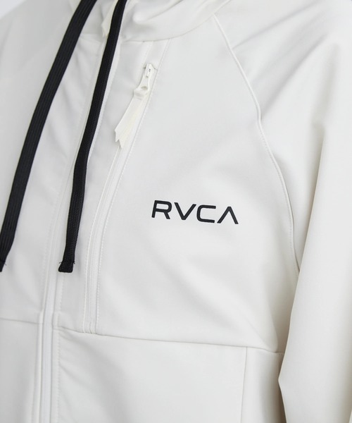RVCA(ルーカ)の「RVCA レディース MINI RVCA TECH JACKET ジャケット 【2025年秋冬モデル】 @autumn/ルーカ撥水ジップアップブルゾン(ブルゾン・レディース・オフホワイト/ブラック・LARGE/MEDIUM/SMALL)」の3枚目の写真