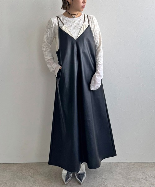 美品　Eimee Law エイミーロウ　アシメフリルコクーンジレ　黒　ブラック Eimee Law エイミーロウ ベスト 84197M レディース メッシュ