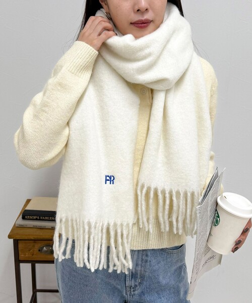 ライトブークレ無地マフラー45（マフラー）｜fredy emue（フレディ