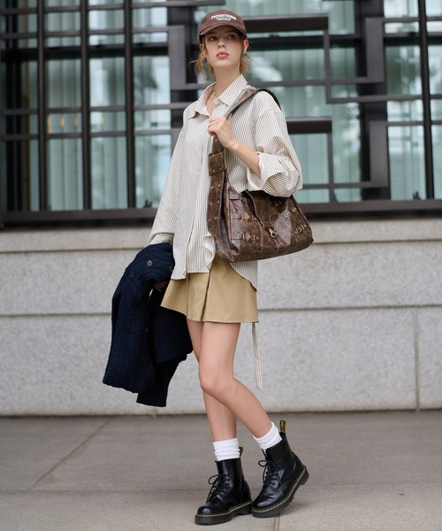 hazyl（ヘイジル）の「antique design shoulderbag / アンティークデザインショルダーバッグ（ショルダーバッグ・レディース・ブラウン系その他・フリー）」の7枚目の写真