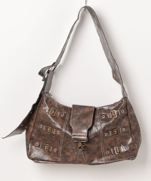 hazyl（ヘイジル）の「antique design shoulderbag / アンティークデザインショルダーバッグ（ショルダーバッグ・レディース・ブラウン系その他・フリー）」の11枚目の写真