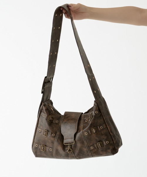 hazyl（ヘイジル）の「antique design shoulderbag / アンティークデザインショルダーバッグ（ショルダーバッグ・レディース・ブラウン系その他・フリー）」の10枚目の写真