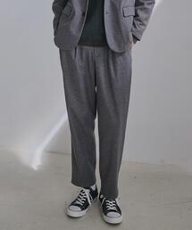 THE SHOP TK （ザ ショップ ティーケー ）の「ホームスパンジャージイージーパンツ【セットアップ可/洗濯機OK】（その他パンツ）」