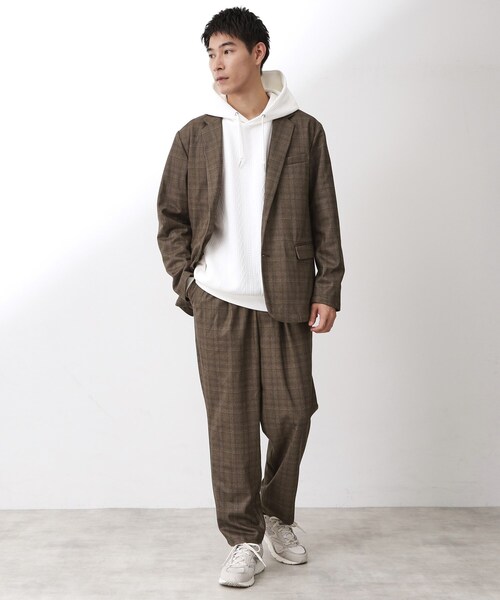THE SHOP TK (ザ ショップ ティーケー )の「ホームスパンジャージイージーパンツ【セットアップ可/洗濯機OK】(その他パンツ・メンズ・ダークブラウン/ダークグレー/ベージュ系その他5・02/03/04)」の14枚目の写真