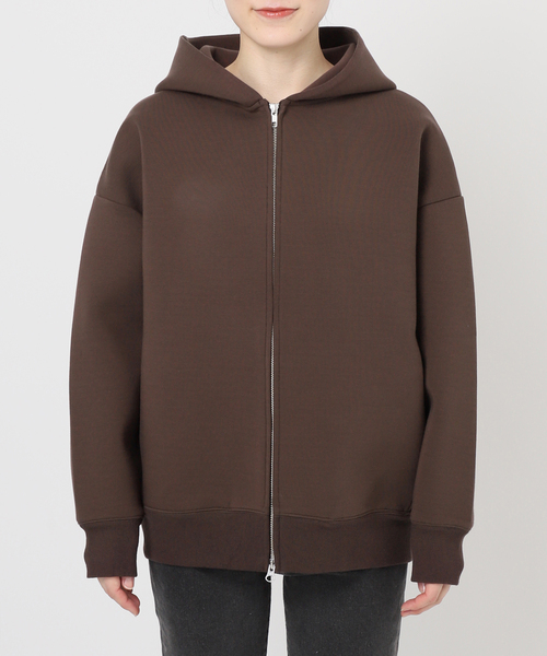 JOURNAL STANDARD relume（ジャーナルスタンダード　レリューム）の「《WEB限定追加2》フーディーブルゾン（パーカー・レディース・ブラウン・FREE）」の5枚目の写真