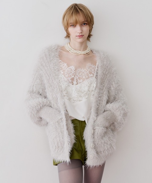 LA BELLE ETUDE（ラベルエチュード）の「モチーフレース×サテンキャミ（キャミソール・レディース・ホワイト/ブラック/その他・FREE）」の18枚目の写真