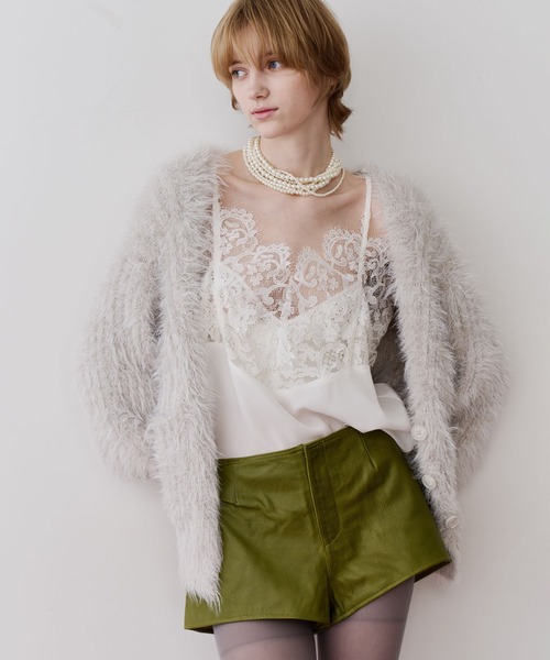 LA BELLE ETUDE（ラベルエチュード）の「モチーフレース×サテンキャミ（キャミソール・レディース・ホワイト/ブラック/その他・FREE）」の20枚目の写真