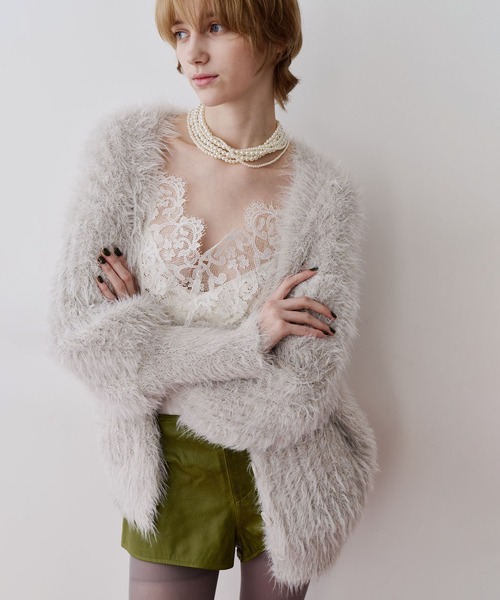 LA BELLE ETUDE（ラベルエチュード）の「モチーフレース×サテンキャミ（キャミソール・レディース・ホワイト/ブラック/その他・FREE）」の22枚目の写真