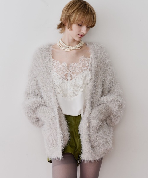 LA BELLE ETUDE（ラベルエチュード）の「モチーフレース×サテンキャミ（キャミソール・レディース・ホワイト/ブラック/その他・FREE）」の17枚目の写真