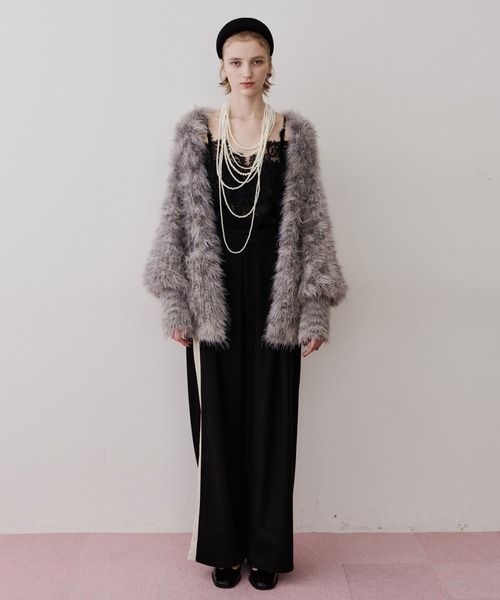 LA BELLE ETUDE（ラベルエチュード）の「モチーフレース×サテンキャミ（キャミソール・レディース・ホワイト/ブラック/その他・FREE）」の15枚目の写真