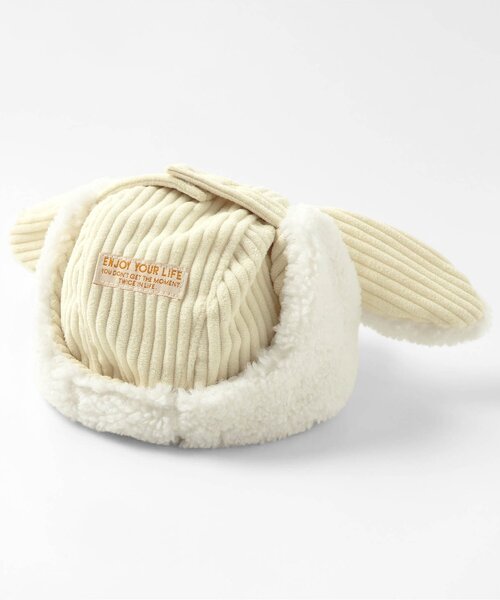 BREEZE（ブリーズ）の「Bpop アニマルフライトキャップ（キャップ・キッズ・アイボリー/ブラウン・46/48）」の14枚目の写真