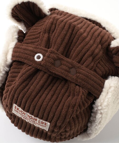 BREEZE（ブリーズ）の「Bpop アニマルフライトキャップ（キャップ・キッズ・アイボリー/ブラウン・46/48）」の17枚目の写真