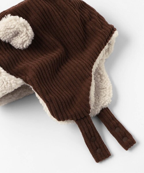 BREEZE（ブリーズ）の「Bpop アニマルフライトキャップ（キャップ・キッズ・アイボリー/ブラウン・46/48）」の19枚目の写真