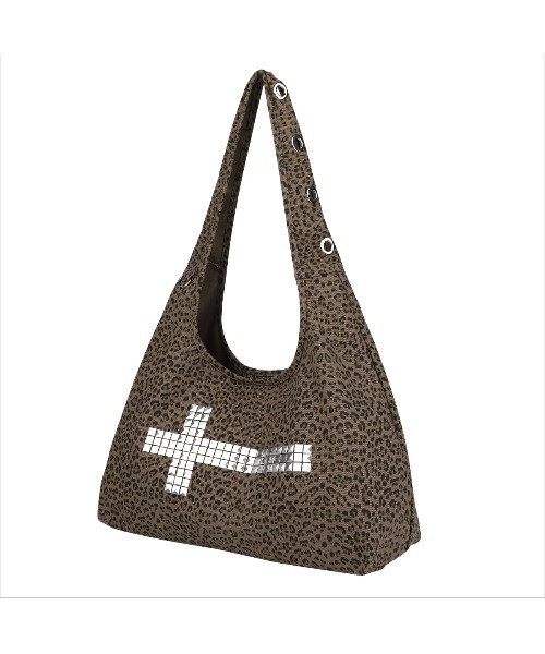 A'GEM/9 × .kom 『NIIER NOR/ニアノア』 CROSS STUD SHOULDER BAG