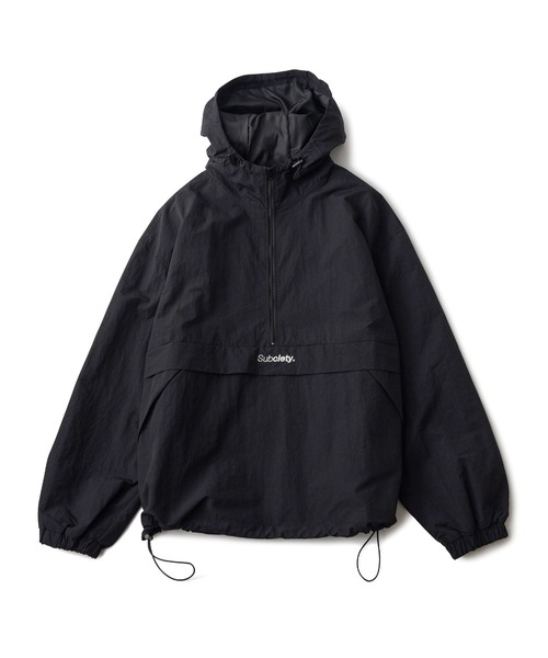 Subciety（サブサエティ）の「Anorak parka（ナイロンジャケット・メンズ・カモフラージュ/ブラック系その他/ブラック・MEDIUM/SMALL/X-LARGE/LARGE）」の4枚目の写真
