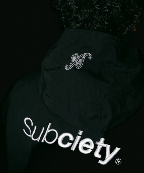 Subciety（サブサエティ）の「Anorak parka（ナイロンジャケット・メンズ・カモフラージュ/ブラック系その他/ブラック・MEDIUM/SMALL/X-LARGE/LARGE）」の8枚目の写真