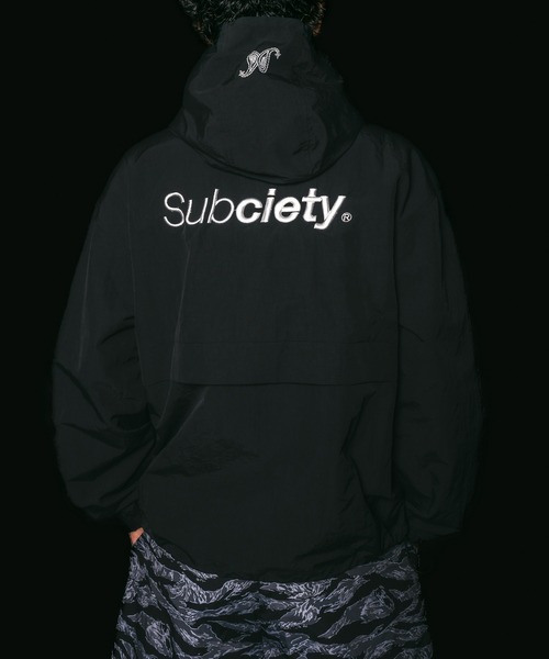 Subciety（サブサエティ）の「Anorak parka（ナイロンジャケット・メンズ・カモフラージュ/ブラック系その他/ブラック・MEDIUM/SMALL/X-LARGE/LARGE）」の10枚目の写真