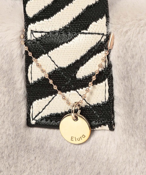 Elura（エルーラ）の「ミンクライクファートートL/607564（トートバッグ・レディース・ブラウン/グレー・FREE）」の14枚目の写真