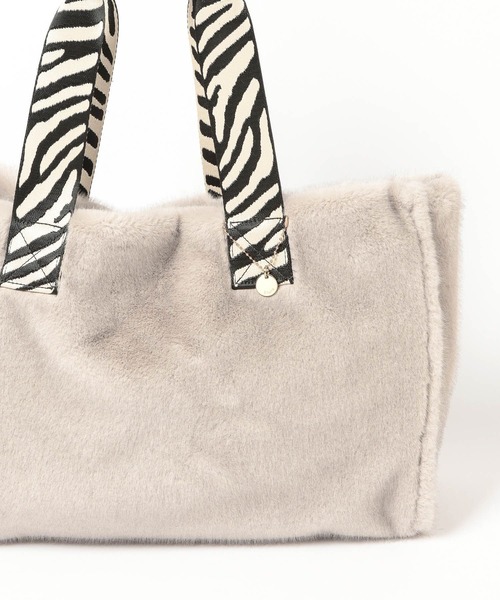 セール】ミンクライクファートートL/607564（トートバッグ）｜Elura