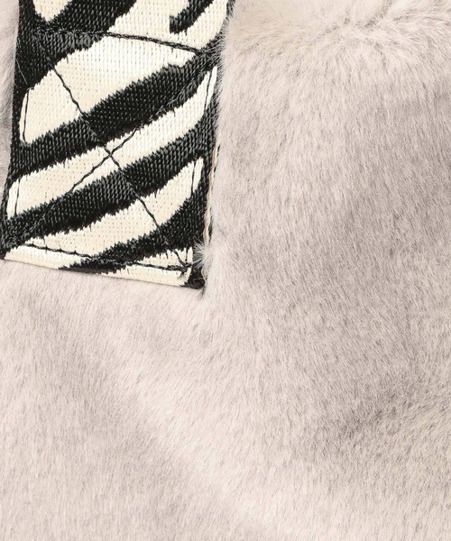 Elura（エルーラ）の「ミンクライクファートートL/607564（トートバッグ・レディース・ブラウン/グレー・FREE）」の19枚目の写真