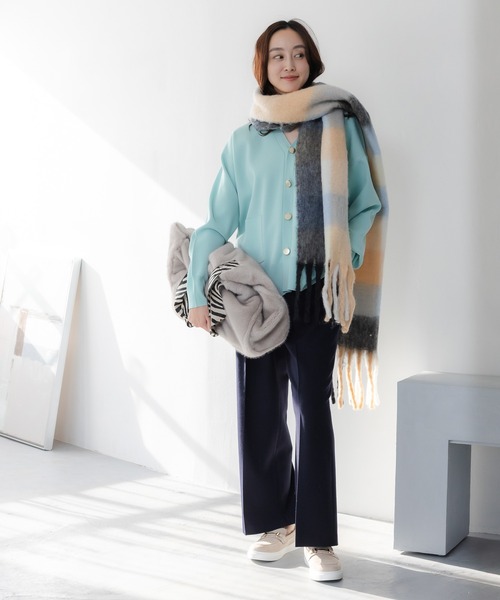 Elura（エルーラ）の「ミンクライクファートートL/607564（トートバッグ・レディース・ブラウン/グレー・FREE）」の22枚目の写真