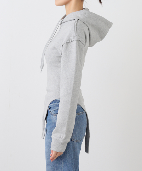 OPEN Yy(オープンワイワイ)の「【Geek Office / ギークオフィス】OPEN YY Knitted HOODYSUIT(Tシャツ/カットソー・レディース・チャコールグレー/ブルー・SMALL)」の13枚目の写真