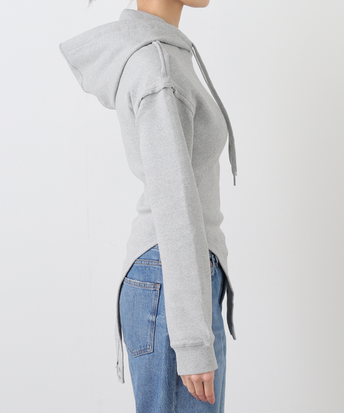 OPEN Yy(オープンワイワイ)の「【Geek Office / ギークオフィス】OPEN YY Knitted HOODYSUIT(Tシャツ/カットソー・レディース・チャコールグレー/ブルー・SMALL)」の15枚目の写真