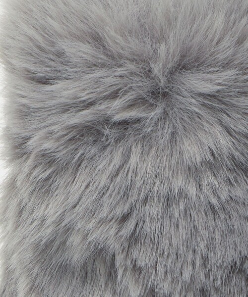 green label relaxing（グリーンレーベルリラクシング）の「フェイクファー ポシェット（ショルダーバッグ・キッズ・オフホワイト/グレー系/ピンク・FREE）」の7枚目の写真