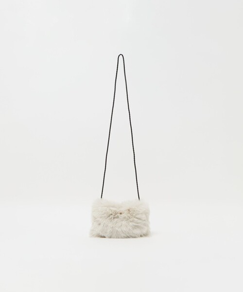 green label relaxing（グリーンレーベルリラクシング）の「フェイクファー ポシェット（ショルダーバッグ・キッズ・オフホワイト/グレー系/ピンク・FREE）」の16枚目の写真