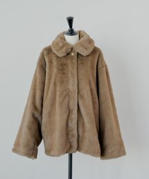 Chico | 金釦ミディアム丈ファーコート(その他アウター)