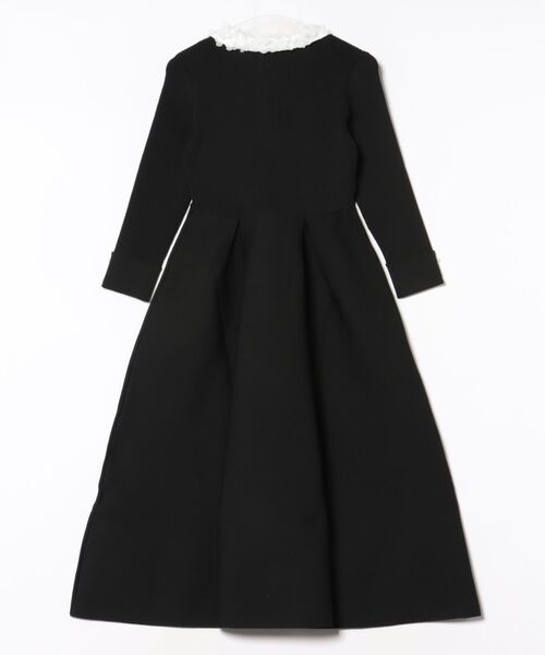 フラワー 襟付き ニット ワンピース le reve vaniller（ワンピース