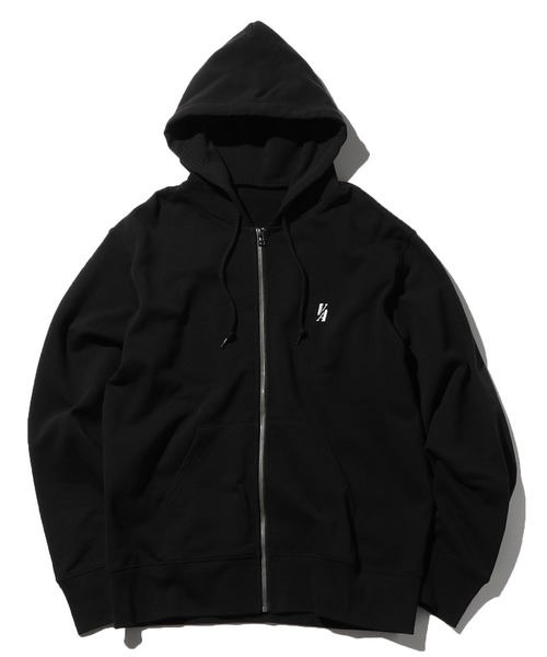 Valley Apparel(バレーアパレル)の「ベーシックエンブレムジップパーカー スウェット(パーカー・メンズ・ヘザーグレー/ブラック・X-LARGE/MEDIUM/LARGE)」の1枚目の写真