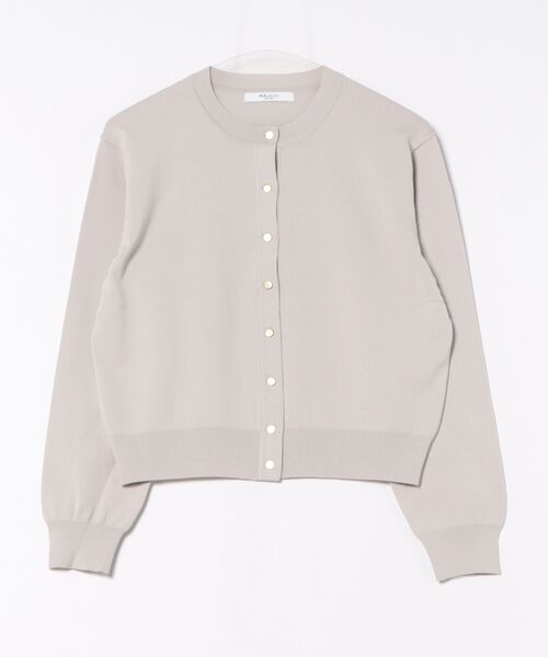 m.f.editorial（エムエフエディトリアル）の「【ストレッチ ハンドウォッシャブル】m.f.エディトリアル レディース クルーニットカーディガン（カーディガン/ボレロ・レディース・イエロー/ネイビー/ライトグレー/サックスブルー・MEDIUM/LARGE）」の9枚目の写真