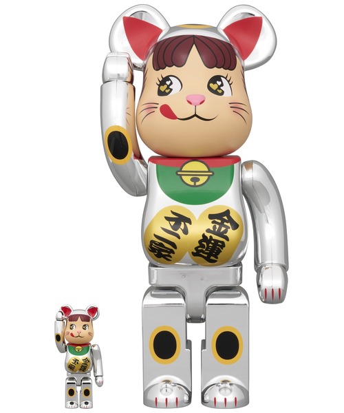 BE@RBRICK BAPE ペコちゃん 100％ & 400％ GREEN フィギュア ゲーム