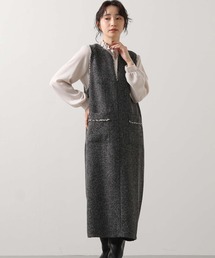 Gready Brilliant | ツィードキーネックジャンスカ(ワンピース)