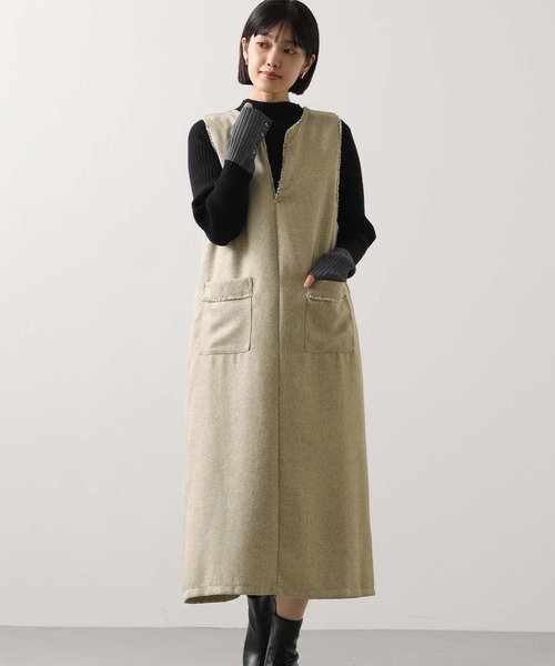 セール】ツィードキーネックジャンスカ（ワンピース）｜Gready